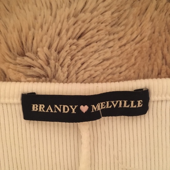 Brandy Melville Anne Bodysuit (white) - Picture 4 of 6